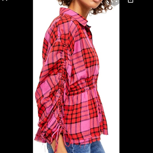 We The Free Pacific Dawn Plaid Red Combo - Picture 2 of 5